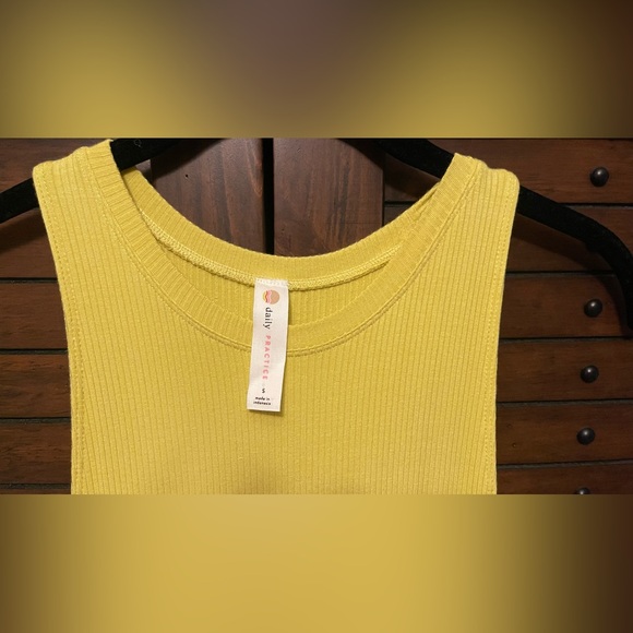 Anthropologie Daily Practice Jump High Yellow Maxi Cutout Sundress - Picture 7 of 7